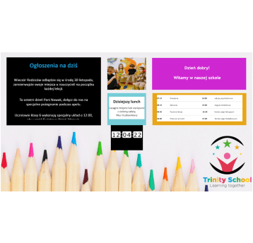 Cyfrowa Gazetka Szkolna Clevertouch CL Pro Series 65"